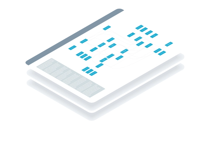 Illustration av en verksamhetsarkitektur